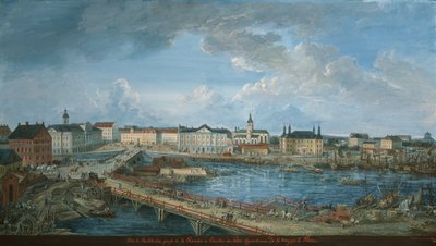 View of Stockholm from the Royal Palace by Elias Martin